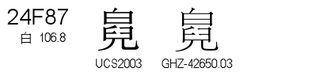 U+24F87